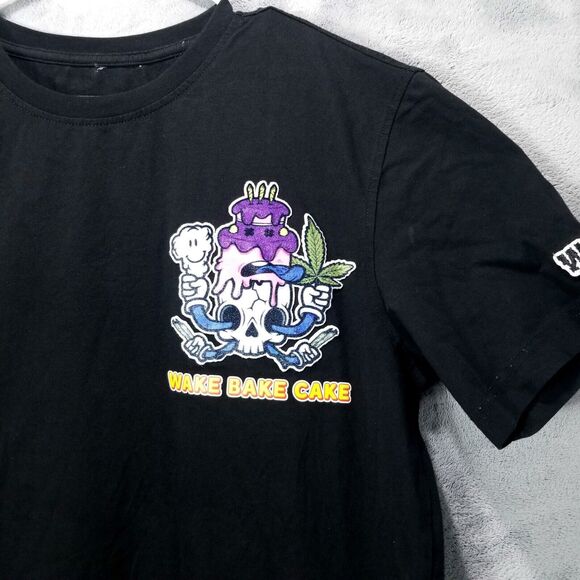 Wedding Cake T-shir Mens Small Black Short sleeve Graphic - Picture 3 of 10